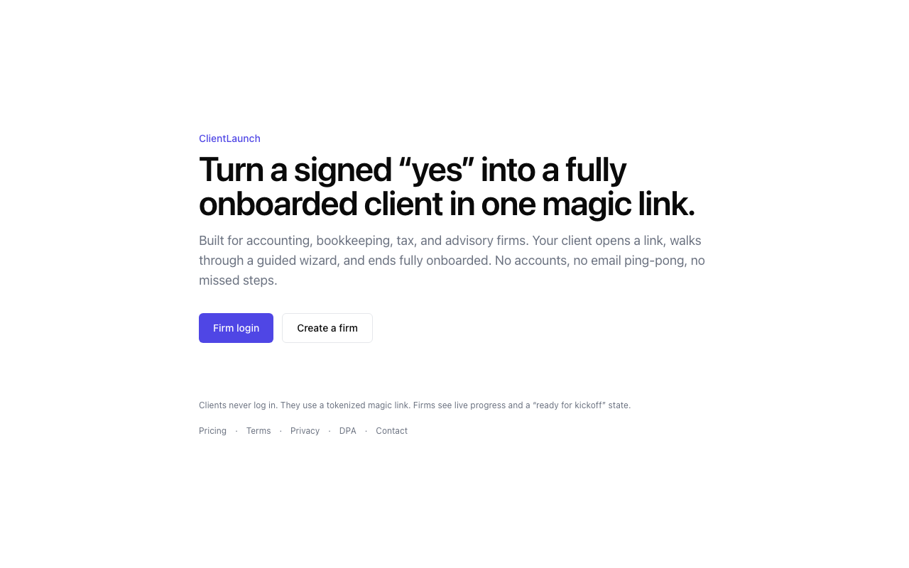 ClientLaunch screenshot