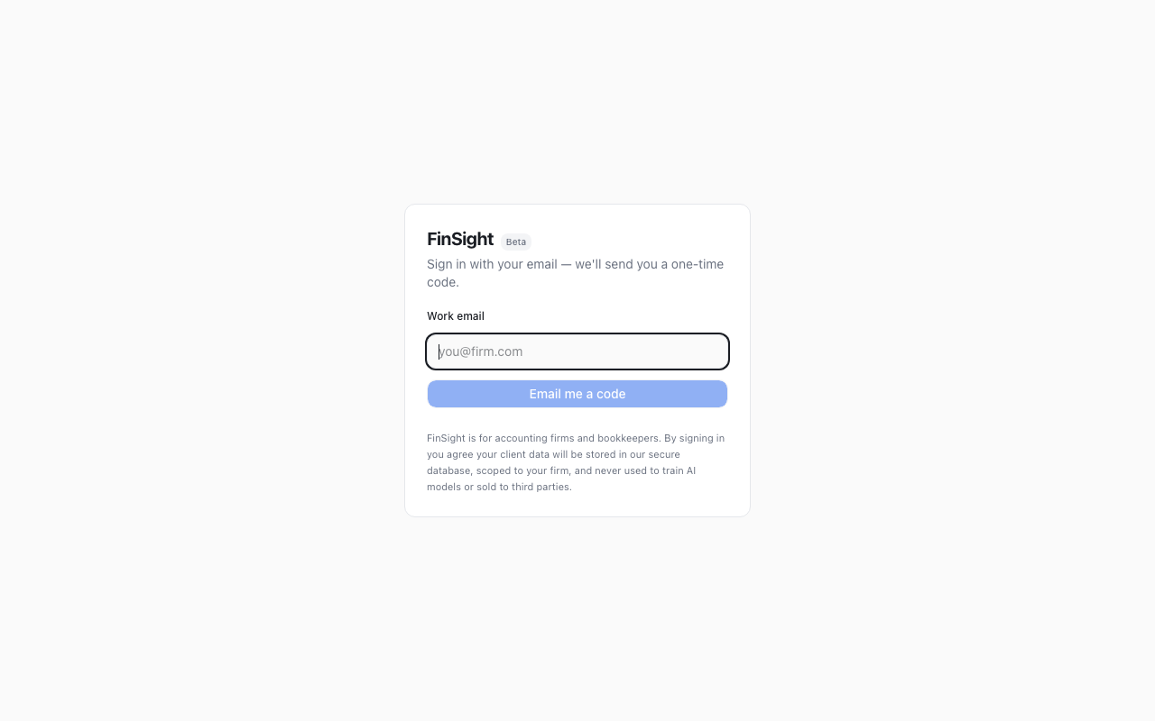 FinSight screenshot